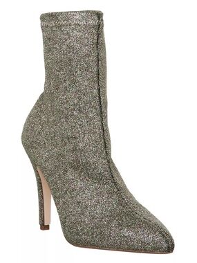 OFFICE Almighty- Pointed Sock Boot
Multi Glitter